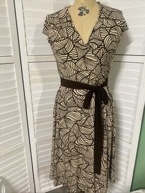 90s Y2K Angel Made In Heaven MIDI Dress Women’s Sz Large Made In USA Wrap Look